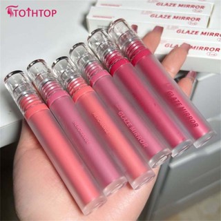 Herorange Ice Penetration Fruit Pulp Water Lip Glaze ลิปกลอสติดทนนานไม่ซีดจางให้ความชุ่มชื้น [TOP]