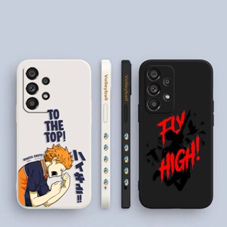 เคสโทรศัพท์มือถือ พิมพ์ลายวอลเลย์บอล Boy To The Top Side สําหรับ Samsung Galaxy A90 A80 A73 A72 A71 A70 A60 A54 A53 A52 A51 A50 A30 S A42 A40 A34 A33 A32 A32 A31 A30 A24 A23 5G