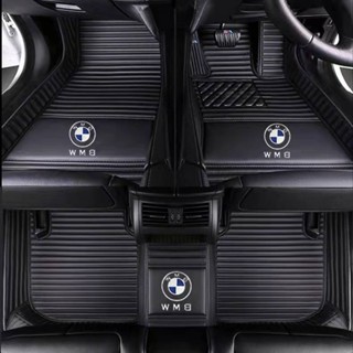 พรมหนังติดพวงมาลัยรถยนต์ กันน้ํา ทําความสะอาดง่าย สําหรับ BMW M1 M3 M4 M6