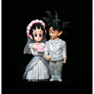 ฟิกเกอร์ โมเดล Dragon Ball Son Goku Chichi ของเล่น ของสะสม สําหรับเด็ก