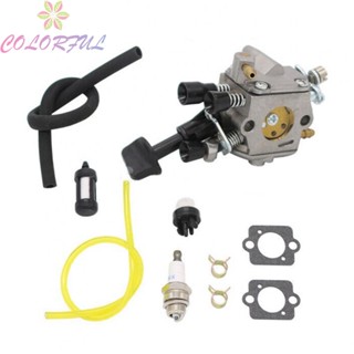 【COLORFUL】Carburetor For Stihl BR350 SR430 SR431 SR450 With Fuel Line BR350Z BR430