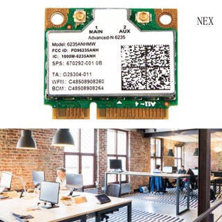 การ์ดบลูทูธไร้สาย NEX Centrino Advanced-N 6235 6235AN 6235ANHMW 2 4Ghz 5Ghz 300Mbps 802 11ABGN เข้ากันได้กับ 4 0