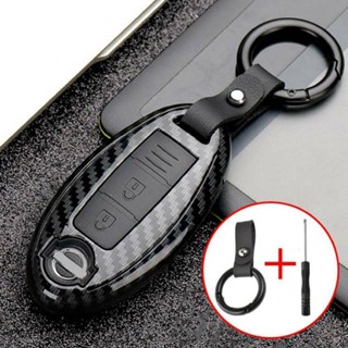 ⚡READYSTOCK⚡Car Key Case ABS Black For Nissan Qashqai Keychain Skyline Juke Durable