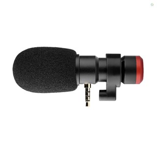 (adspth)Andoer Mic06 ไมโครโฟน ขนาดเล็ก 3.5 มม. ปลั๊ก TRRS สําหรับสมาร์ทโฟน บันทึกวิดีโอ ไลฟ์สด ร้องเพลงออนไลน์ แชท