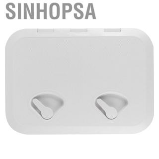 Sinhopsa Square Deck Access Cover ABS Double Handle Inspection -UV Marine Boat Yacht Accessory RE-315-440