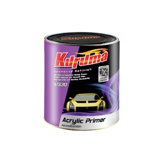 สีพ่นพื้นเทา อะคริลิค คูรูม่า เค 1330 ขนาด 1 ลิตร Acrylic Primer KURUMA K1330 1 Lite