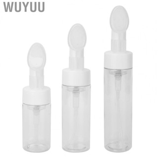 Wuyuu Mousse Foaming Bottle Silicone Brush Empty Refillable Facial  Bo