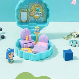 Polly Pocket บ้านน่ารัก กระเป๋าวิเศษ เซอร์ไพรส์ ซ่อนความประหลาดใจ ของแท้ Polly Pocket (ครบชุด 6 ชุด) OWFM