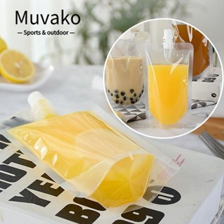 MUVAKO ถุงพลาสติกใส ขนาด 200 มล. สําหรับใส่เครื่องดื่ม น้ําผลไม้