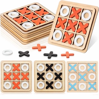 เกมกระดาน XO อัจฉริยะ / เกมกระดาน Tic-Tac-Toe สร้างสรรค์ / เกมฝึกสมอง สําหรับเด็กอายุมากกว่า 3 ปี / เกมโต้ตอบ ผู้ปกครอง เด็ก / เกมหมากรุก ปาร์ตี้ สําหรับครอบครัว