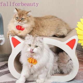 FALLFORBEAUTY ผ้ากันเปื้อน สร้อยคอ ผ้าวูลถัก รูปปลา พร้อมกระดิ่ง สามารถปรับได้ สําหรับสัตว์เลี้ยง สุนัข แมว 2023