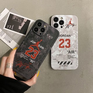 เคสป้องกันโทรศัพท์มือถือ ลาย 23 JORDAN หรูหรา สําหรับ iPhone 14 Pro Max 13 12 Pro Max 11 Pro Max 14Pro