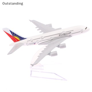 Outstanding โมเดลเครื่องบินจําลอง 1:400 A380 16/20 ซม. สําหรับเก็บสะสม