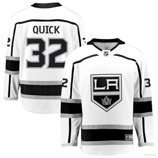 Yp2 NHL เสื้อยืดแขนยาว ลาย Los Angeles Kings Away Jersey Quick No.32 พลัสไซซ์ PY2