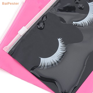 [BaiPester] กระเป๋าเครื่องสําอาง พลาสติก มีซิป ใช้ซ้ําได้ 10 ชิ้น