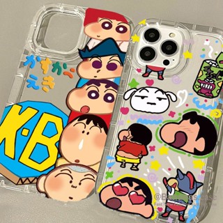 เคสโทรศัพท์มือถือแบบนิ่ม ใส ลายการ์ตูนชินจัง Xiaoxin สําหรับ iPhone 14 Plus 14 13 12 11 Pro Max X Xr Xs Max 7 8 Plus SE2020