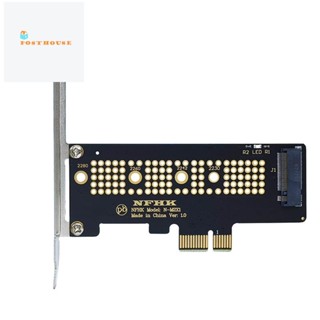 อะแดปเตอร์การ์ด NVMe PCIe M.2 NGFF SSD เป็น PCIe X1 PCIe X1 เป็น M.2 รองรับ 2230 2242 2260 2280 ขนาด NVMe M.2 SSD