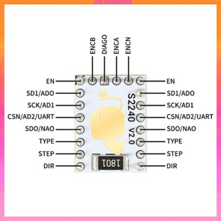 [Kloware2] Tmc2240 โมดูลไดรเวอร์สเต็ปมอเตอร์ เอาท์พุตเบรก ทนทาน สําหรับเครื่องพิมพ์ 3D 1A RMS 3A Peak 36V DC