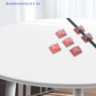 Buildvictories11 คลิปจัดเก็บสายเคเบิล หูฟัง 10 ชิ้น TH