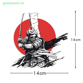 Greatshore JAPAN สติกเกอร์ไวนิล ลายนักรบซามูไร สําหรับติดตกแต่งรถยนต์ รถบรรทุก รถจักรยานยนต์