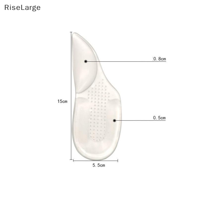 [RiseLarge] แผ่นเสริมรองเท้าส้นสูง 1 คู่ สําหรับผู้หญิง