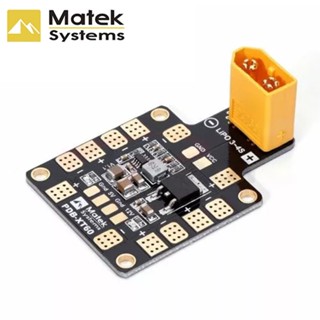 Matek บอร์ดจ่ายไฟ PDB XT60 W/ BEC 5V &amp; 12V 2oz ทองแดง สําหรับโดรน เฮลิคอปเตอร์บังคับ FPV Quadcopter Muliticopter