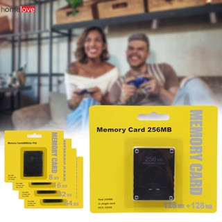 8/16/32/64/128/256mb Megabyte Memory Card สำหรับ Sony Ps2 Playstation 2 Slim ข้อมูลเกมคอนโซล Mini การ์ดหน่วยความจำสีดำ homelove