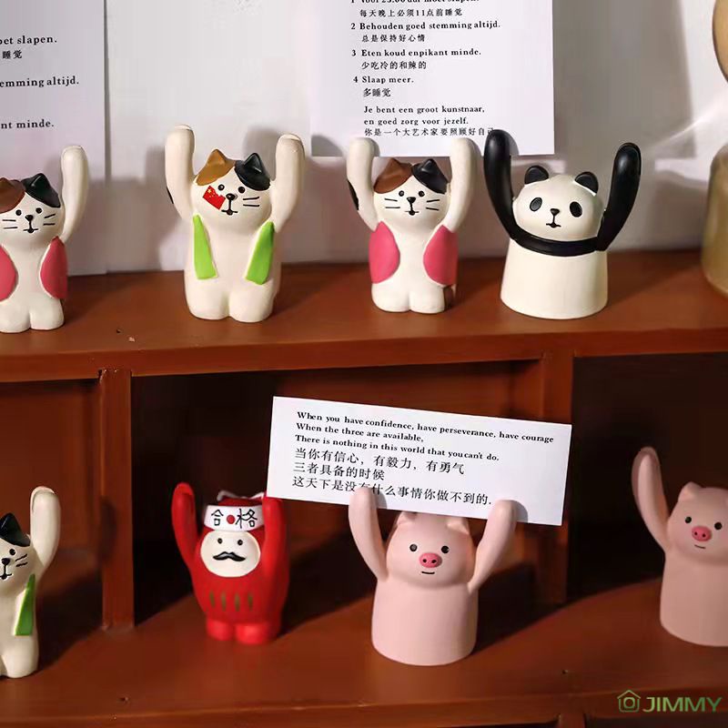 คลิปหนีบกระดาษโน๊ต ลายการ์ตูนน่ารัก สําหรับตกแต่งบ้าน โรงเรียน