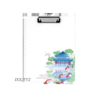 [Dolity2] คลิปบอร์ด 10 ชิ้น พร้อมขายางเหล็ก สําหรับโรงเรียน สํานักงาน ธุรกิจ