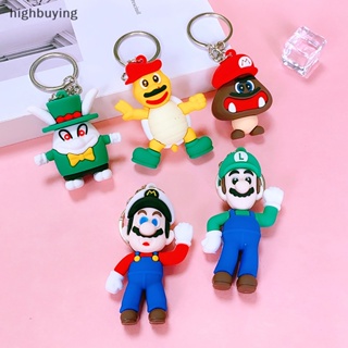 [highbuying] พวงกุญแจ จี้การ์ตูน Super Mario Bros สําหรับห้อยกระเป๋า ของขวัญ ปาร์ตี้ พร้อมส่ง