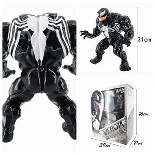 โมเดลฟิกเกอร์ Spider-Man Avengers Venom ขนาดใหญ่พิเศษ เปลี่ยนหัวได้ สําหรับตกแต่ง KDIZ