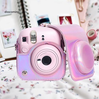 Sl| กระเป๋าใส่กล้องโพลารอยด์ Instax Mini 12 กันกระแทก กันฝุ่น ปรับสายได้ พกพาง่าย สําหรับถ่ายภาพกลางแจ้ง