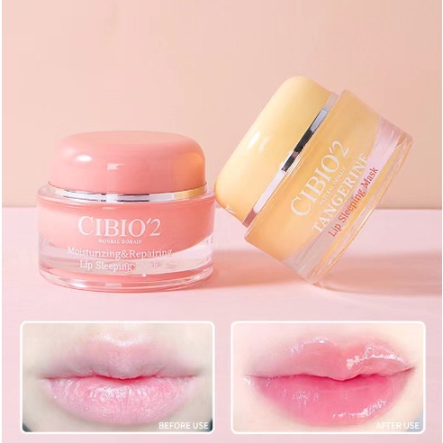 Cibio'2 ลิปมาสก์บํารุงริมฝีปาก ให้ความชุ่มชื้น ขัดเซลล์ผิว