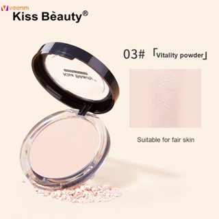 Kiss Beauty Makeup Powder Loose Powder Moisturizing Oil Control Makeup Powder Brightening คอนซีลเลอร์ บางเบา ระบายอากาศ กันน้ำ Non-tipping Powde veemm