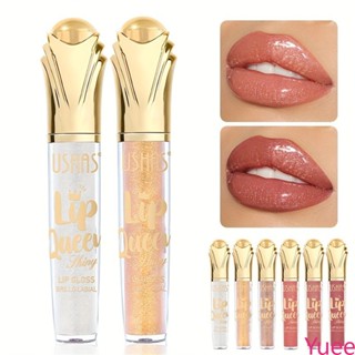 Ushas 6 Color Matte Lip Gloss ลิปกลอสเลื่อม Lasting Moisturizing Liquid Cosmetic yuee