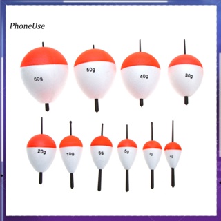 Phoneuse ทุ่นลอยน้ํา 2 กรัม - 60 กรัม 10 ชิ้น ต่อชุด