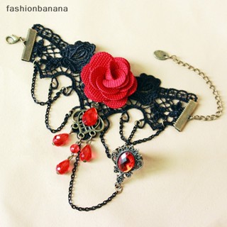 [fashionbanana] ถุงมือ สไตล์วินเทจ สตีมพังก์ เครื่องประดับ สําหรับผู้หญิง พร้อมส่ง