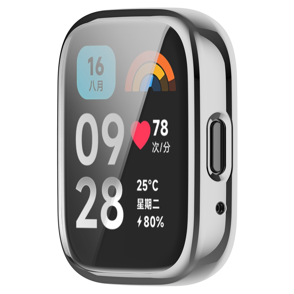 เคสป้องกัน TPU แบบนิ่ม ชุบไฟฟ้า สําหรับ Redmi Watch 3 Active Watch3 Lite