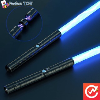 Ps Lightsaber ดาบโลหะ แบบชาร์จไฟ RGB 2 ชิ้น สามารถเชื่อมต่อ 7 RGB สีขั้นสูง