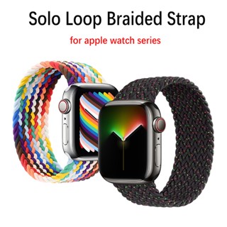 นาฬิกา 38mm 42mm สายนาฬิกา 40mm 41mm นาฬิกาสมาร์ทวอทช์ สายนาฬิกา 44mm 45mm 49mm สายนาฬิกา สายไนลอน สำหรับ SmartWatch Series 1 2 3 4 5 6 7 8 SE Ultra