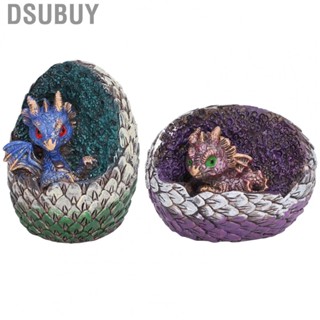 Dsubuy Dragon Figurines 2 Colors Egg for Office Bedroom