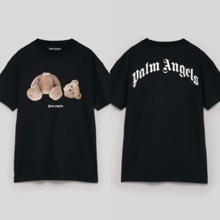 เสื้อยืดพิมพ์ลายแฟชั่น GP  เสื้อยืดแขนสั้น Palm Angels ลายหมี kill the bear unisex tshirt  unisex