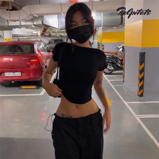 PALPITATE ใหม่เสื้อยืดผู้หญิงเซ็กซี่เปลือยท่อนบน