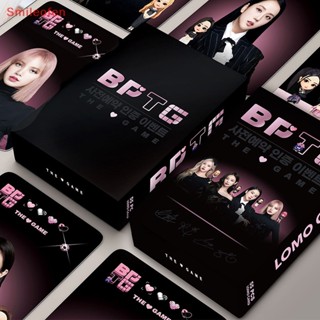 [Smileofen] ใหม่ ชุดการ์ดโลโม่ ลายศิลปินเกาหลี BPTG THE GAME อัลบั้มโฟโต้การ์ด JISOO JENNIE LISA ROSE สีดํา สีชมพู สําหรับเก็บสะสม ของขวัญ