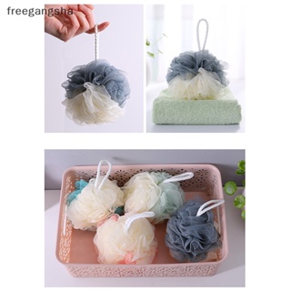 [FREG] Soft Shower Mesh Foaming Sponge Body Scrub Exfoliag Back Brush Skin Cleaner Bath Bubble Ball Skin Care Bathing Accessories FDH