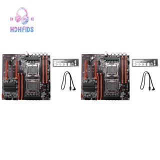 เมนบอร์ด X99 LGA 2011-3 รองรับ CPU DDR4 รองรับหน่วยความจํา 8X32G สําหรับ LGA 2011-3 Xeon E5 Series 2 ชิ้น