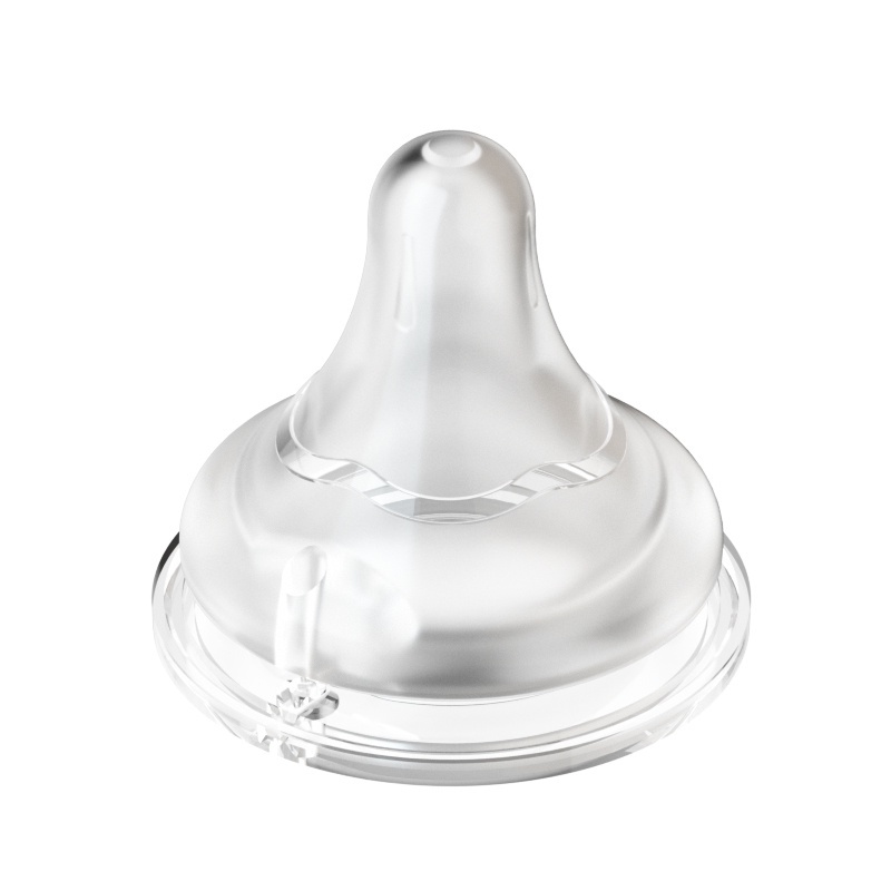 พร้อมส่ง จุกนมซิลิโคน เกรดอาหาร รูปนกพิราบ รุ่นที่ 3 สําหรับขวดนมคอกว้าง