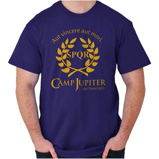 เสื้อยืด พิมพ์ลายกราฟฟิคตํานานกรีก Jupiter Spqr สําหรับผู้ชาย