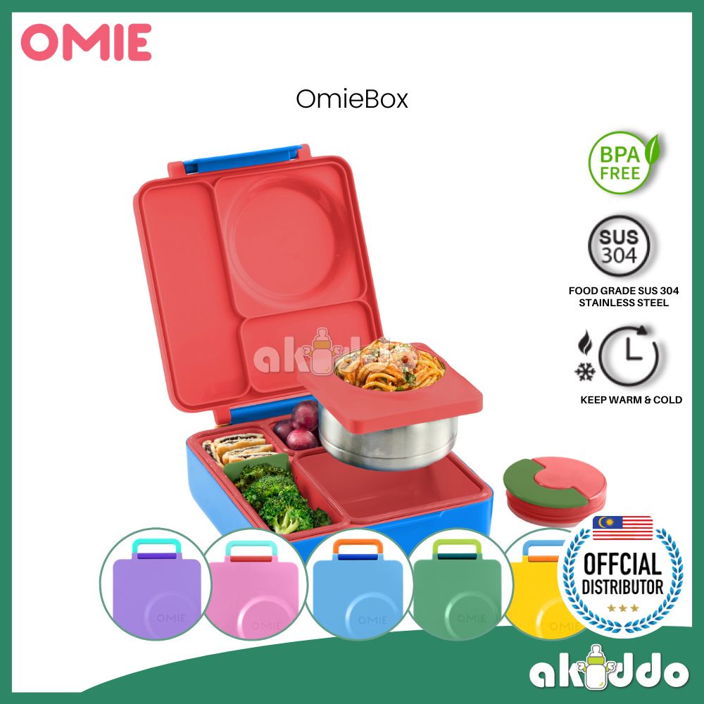 Omielife OmieBox กล่องเบนโตะหุ้มฉนวนร้อนและเย็น (6 สี) v2 *รุ่นใหม่*