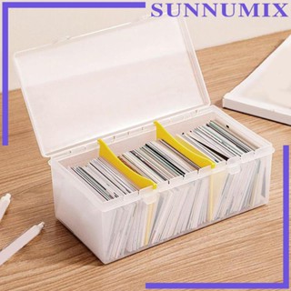 [Sunnimix] กล่องเก็บการ์ดเบสบอล สําหรับการ์ดสติกเกอร์ รูปภาพ